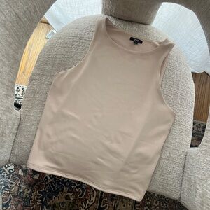 Express Nude Bodycon Tank Top - Size S